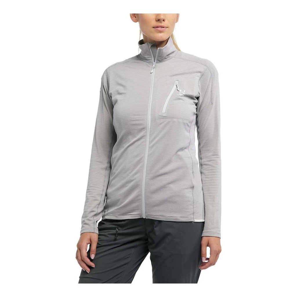 Haglofs L.I.M Mid Jacket Femme Gris Clair – Image 2