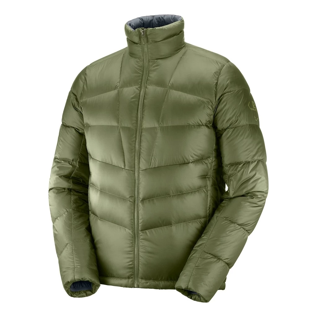 Salomon Transition Down Jacket Homme Kaki