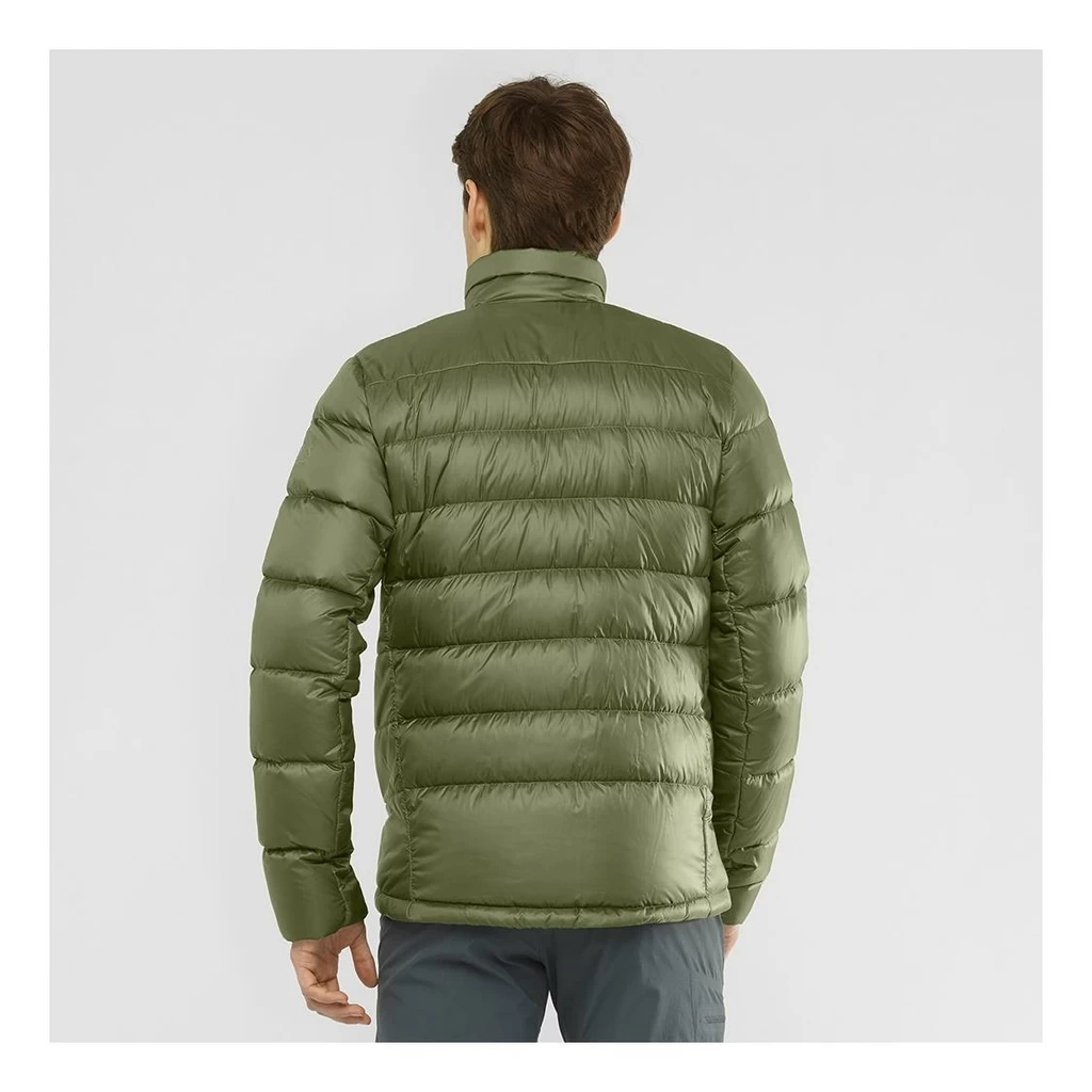 Salomon Transition Down Jacket Homme Kaki – Image 2