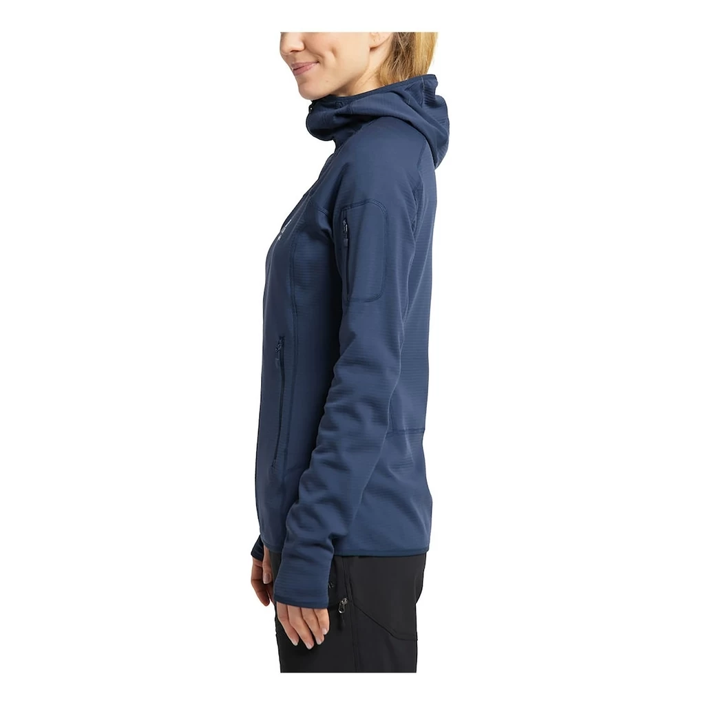 Haglofs Wool Blend Hood Femme Bleu Foncé – Image 8