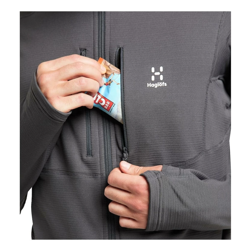Haglofs Roc Sheer Mid Jacket Homme Gris – Image 4