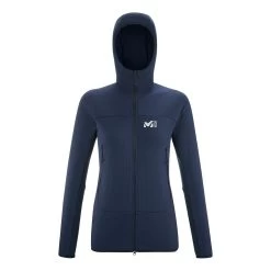 Millet Fusion Grid Hoodie Femme Bleu Marine