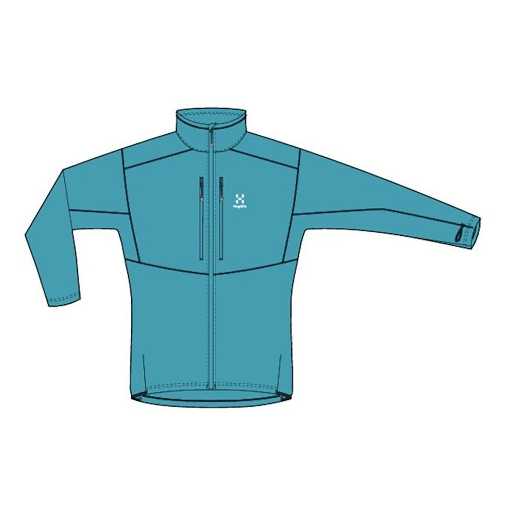 Haglofs Roc Sheer Mid Jacket Femme Bleu – Image 2