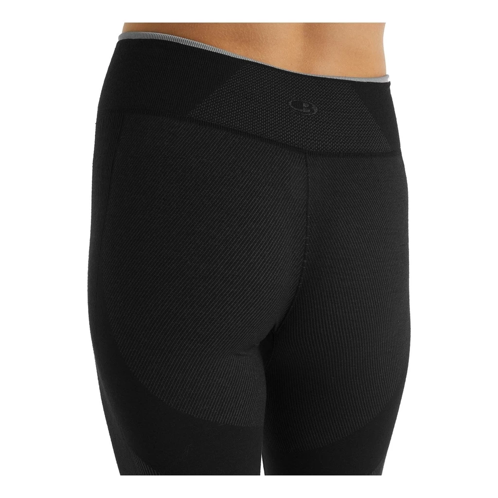 Icebreaker 200 Zone Seamless Leggings Femme Noir – Image 2
