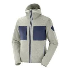 Salomon Essential Warm Teddy Homme Gris Clair
