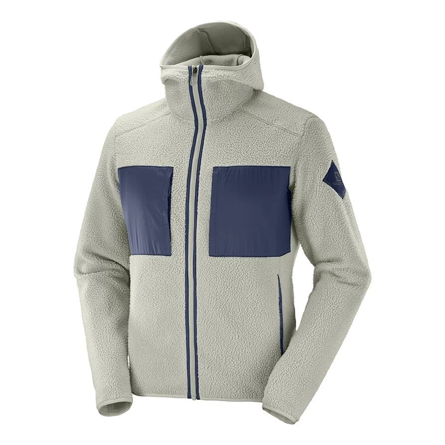 Salomon Essential Warm Teddy Homme Gris Clair