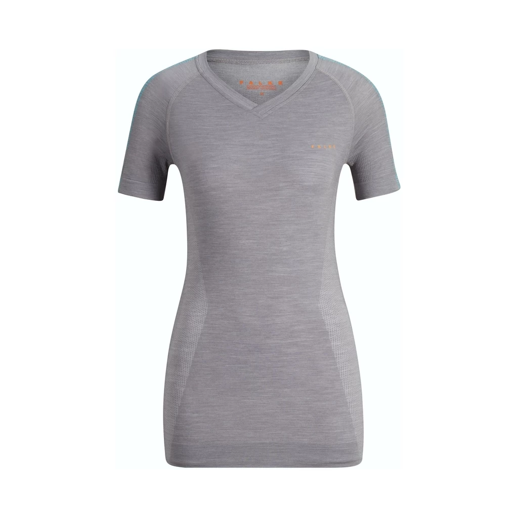 Falke T-shirt Wool-Tech Light Femme Gris Clair