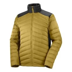 Salomon Essential XWarm Down Homme Jaune Moutarde