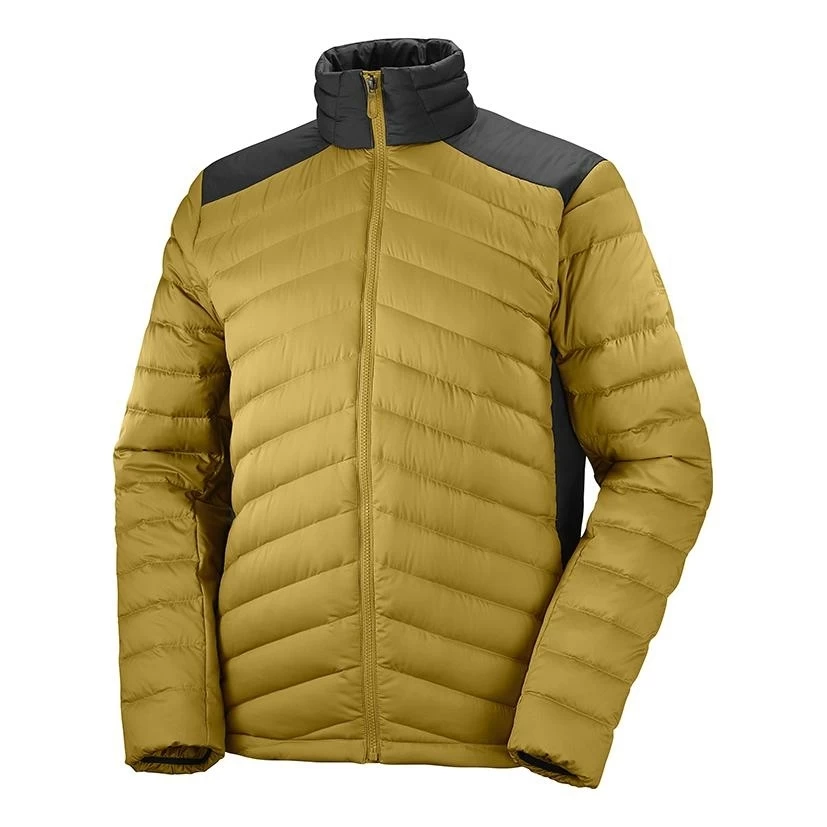 Salomon Essential XWarm Down Homme Jaune Moutarde