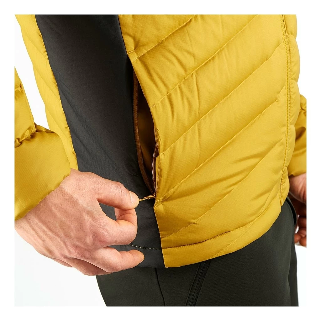 Salomon Essential XWarm Down Homme Jaune Moutarde – Image 4