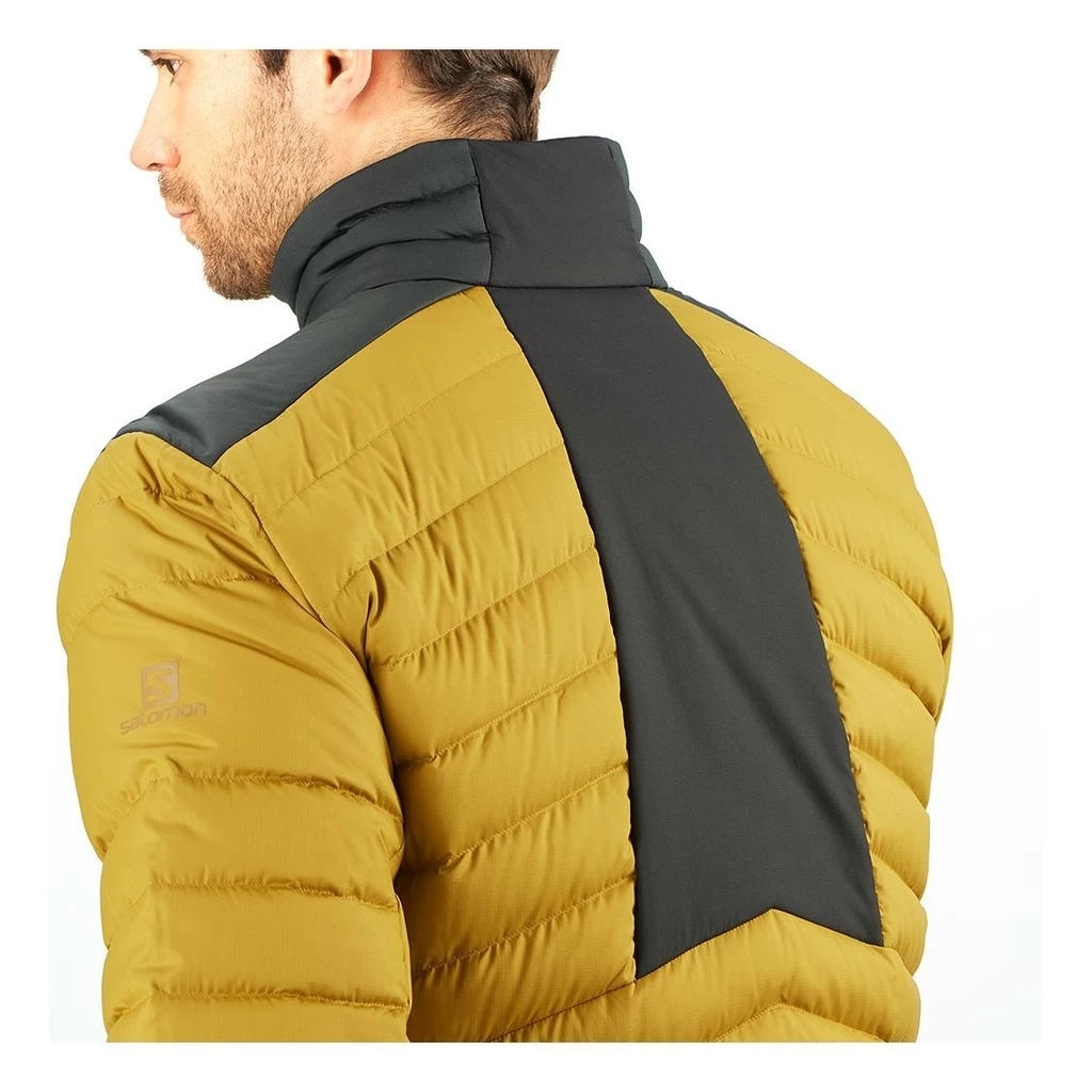 Salomon Essential XWarm Down Homme Jaune Moutarde – Image 7