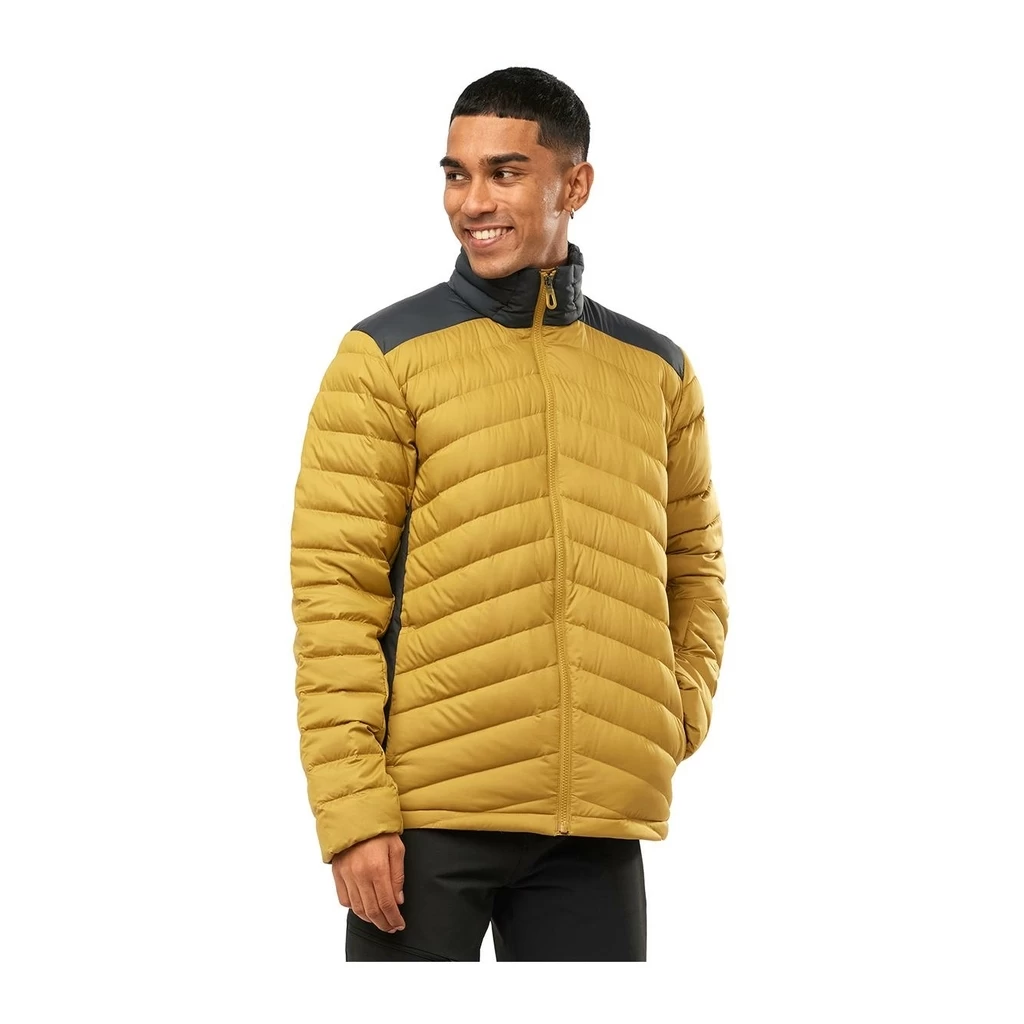 Salomon Essential XWarm Down Homme Jaune Moutarde – Image 9