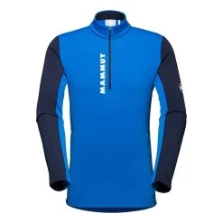 Mammut Aenergy Manches Longues Half Zip Pull Homme Bleu