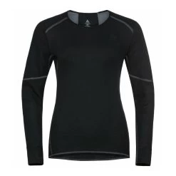 Odlo Active Warm Eco 2-Pack Base Layer Top Crew Neck Long Sleeve Femme Noir
