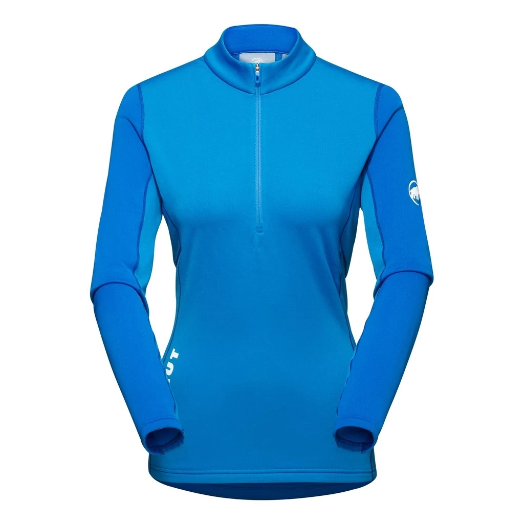 Mammut Aenergy Manches Longues Half Zip Pull Femme Bleu Ciel
