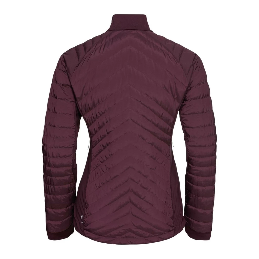 Odlo Jacket Insulated Cocoon N-Thermic Light Femme Bordeaux – Image 2