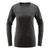 Haglofs Natural Blend Tech Crew Neck Femme Noir
