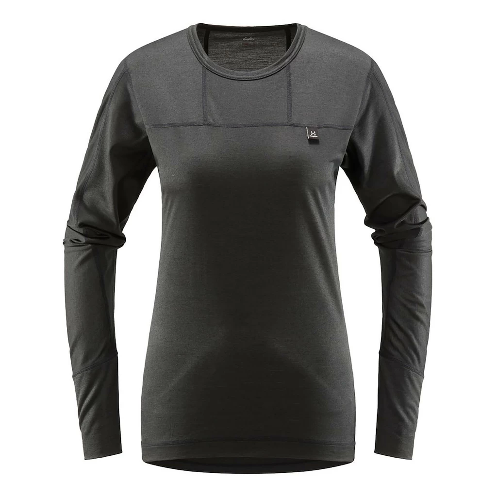 Haglofs Natural Blend Tech Crew Neck Femme Noir