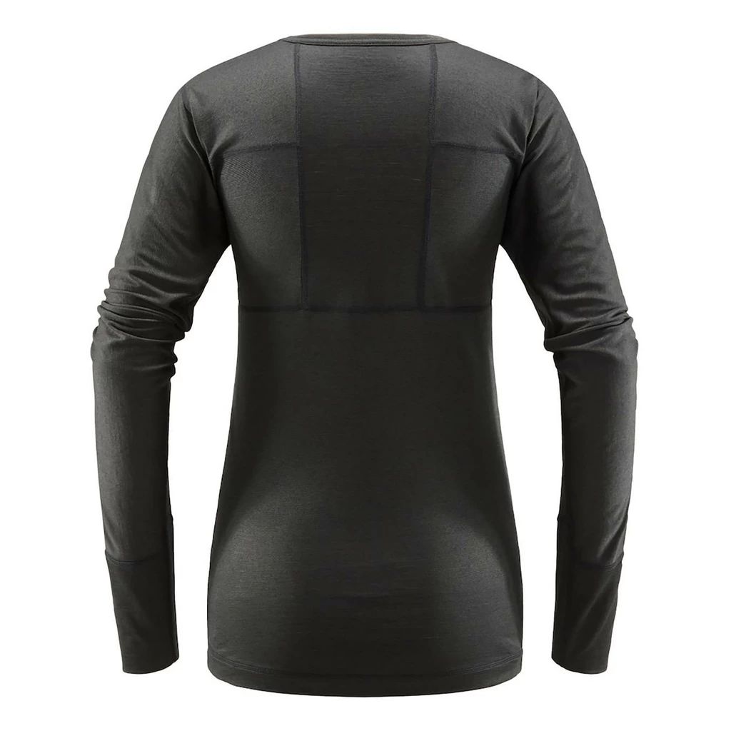 Haglofs Natural Blend Tech Crew Neck Femme Noir – Image 2