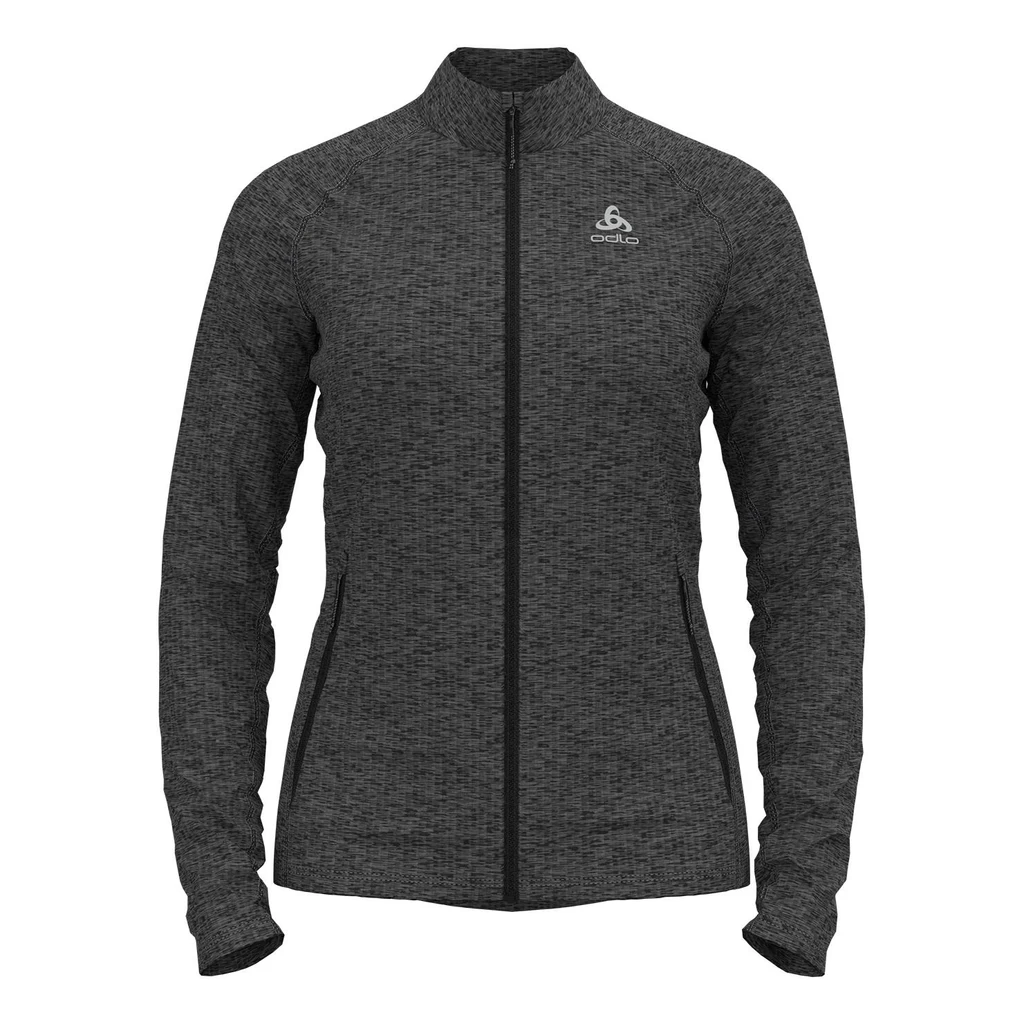 Odlo Mid Layer Full Zip Tencia Femme Gris