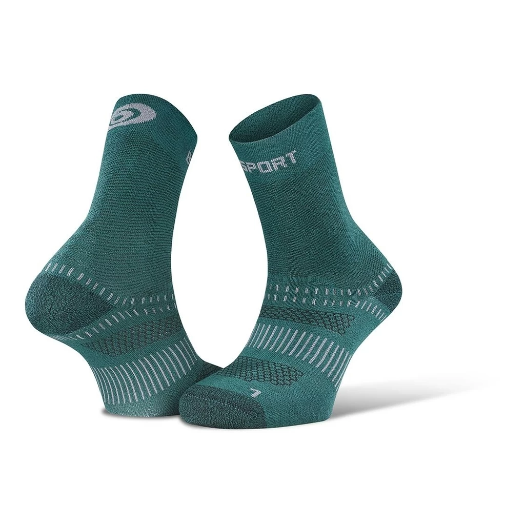 BV Sport Mi-Chaussettes Double Evo Vert