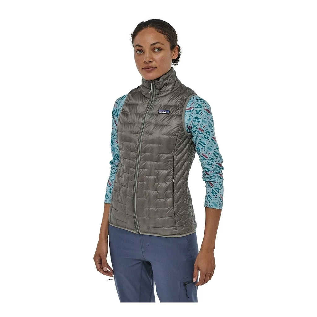 Patagonia Micro Puff Vest Femme Gris – Image 3