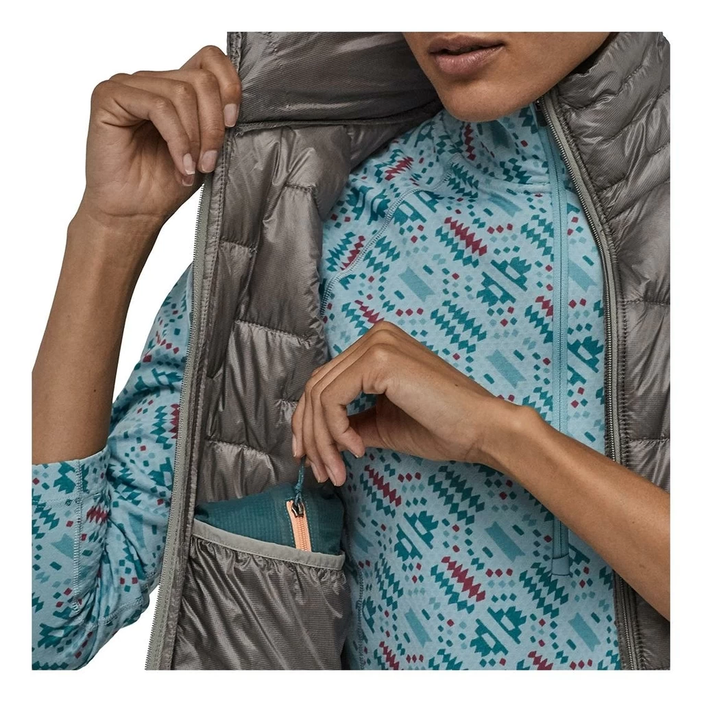 Patagonia Micro Puff Vest Femme Gris – Image 5