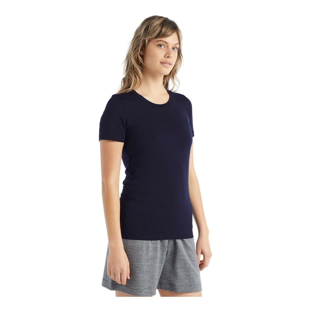 Icebreaker Tech Lite II Short Sleeve Tee Femme Noir – Image 5