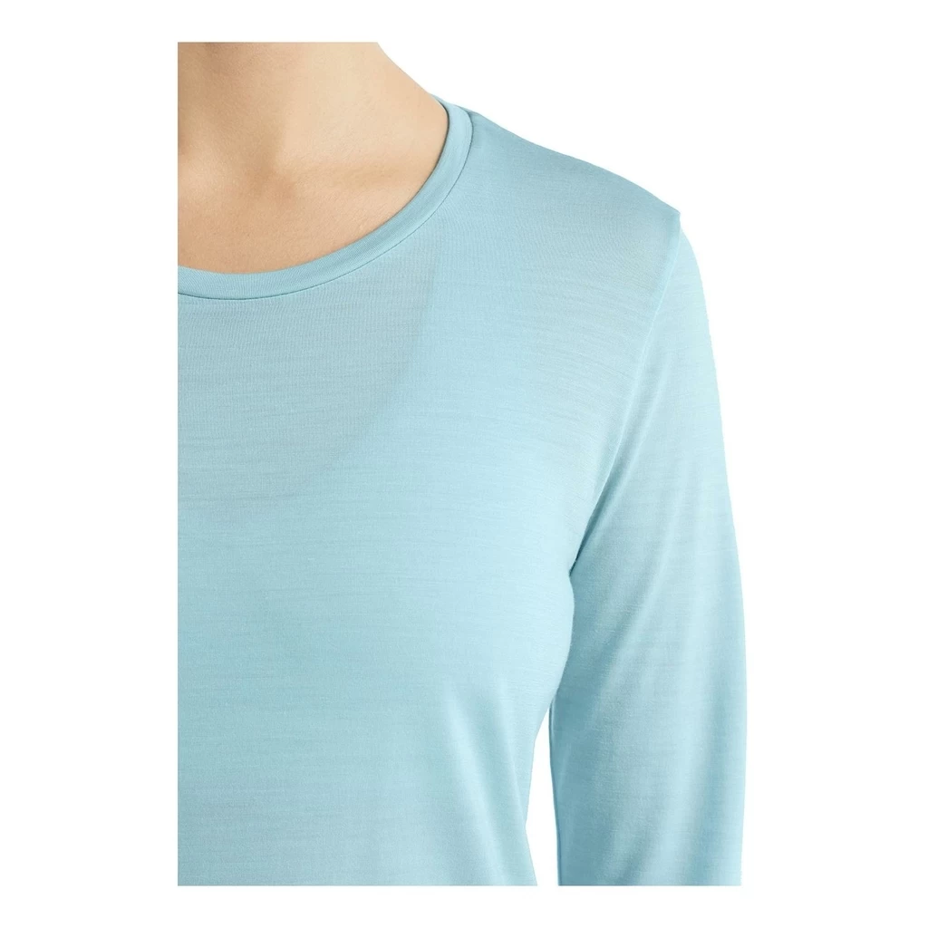 Icebreaker Sphere II Long Sleeve Tee Femme Bleu Ciel – Image 4