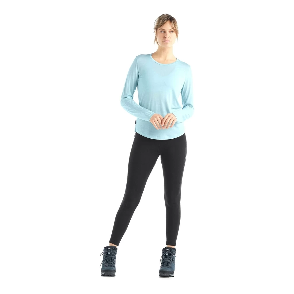 Icebreaker Sphere II Long Sleeve Tee Femme Bleu Ciel – Image 7