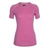 Icebreaker 150 Zone Short Sleeve Crewe Femme Rose