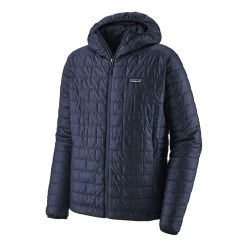 Patagonia Nano Puff Hoodie Homme Bleu Foncé