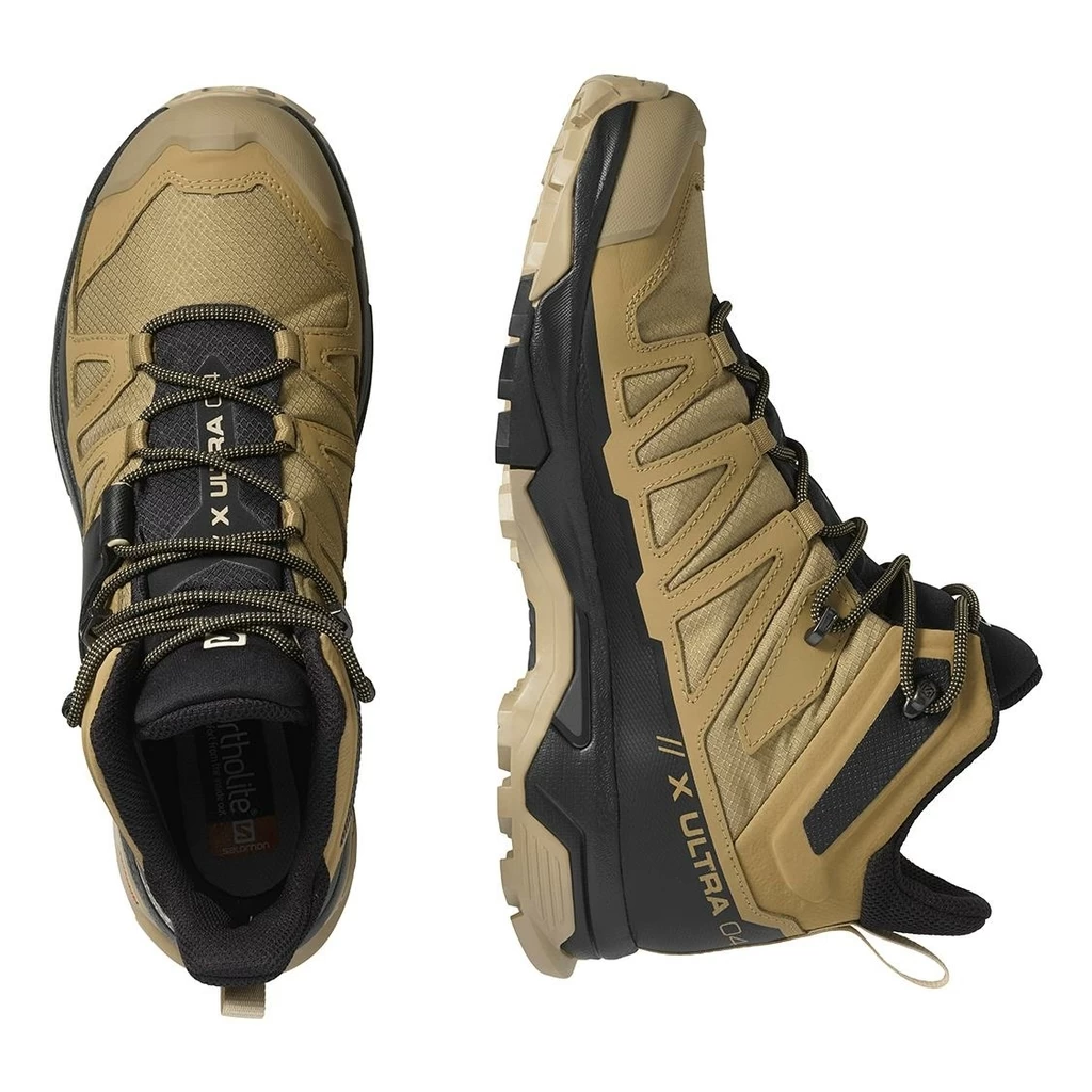 Salomon X Ultra 4 Mid Gore-Tex Homme Brun Clair – Image 4