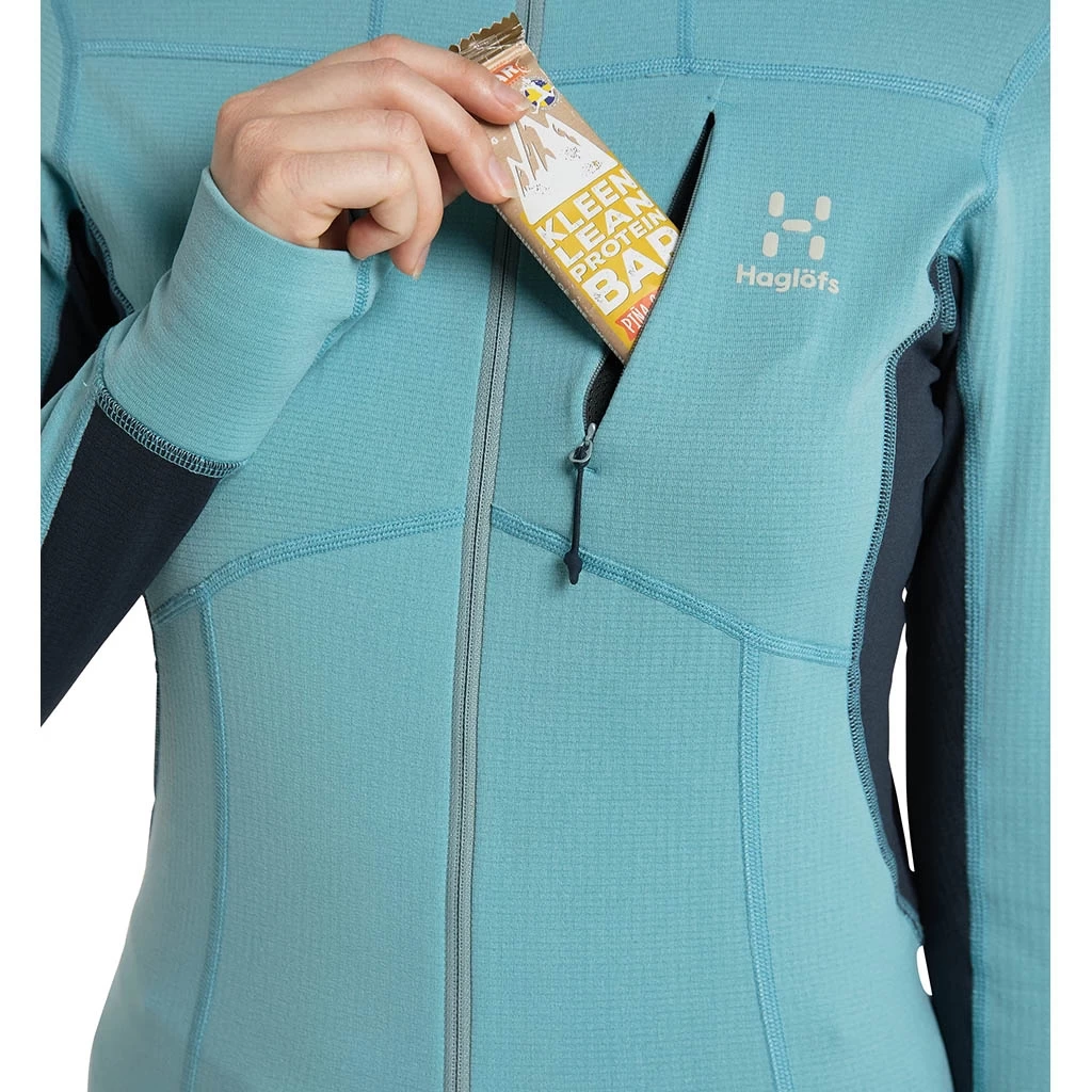 Haglofs L.I.M Mid Comp Hood Femme Bleu – Image 7