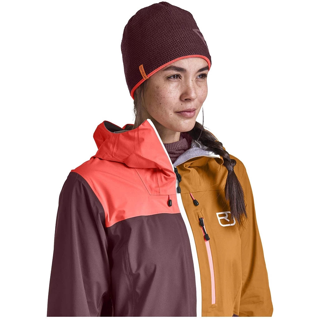 Ortovox Merino Logo Knit Beanie Bleu – Image 2