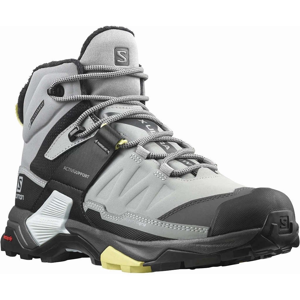 Salomon X Ultra 4 Mid Winter Thinsulate Climasalomon WaterProof Femme Gris – Image 3