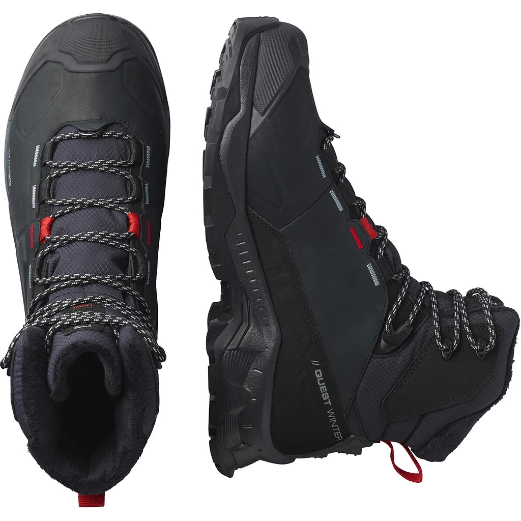Salomon Quest Winter Thinsulate Climasalomon WaterProof Homme Noir – Image 5