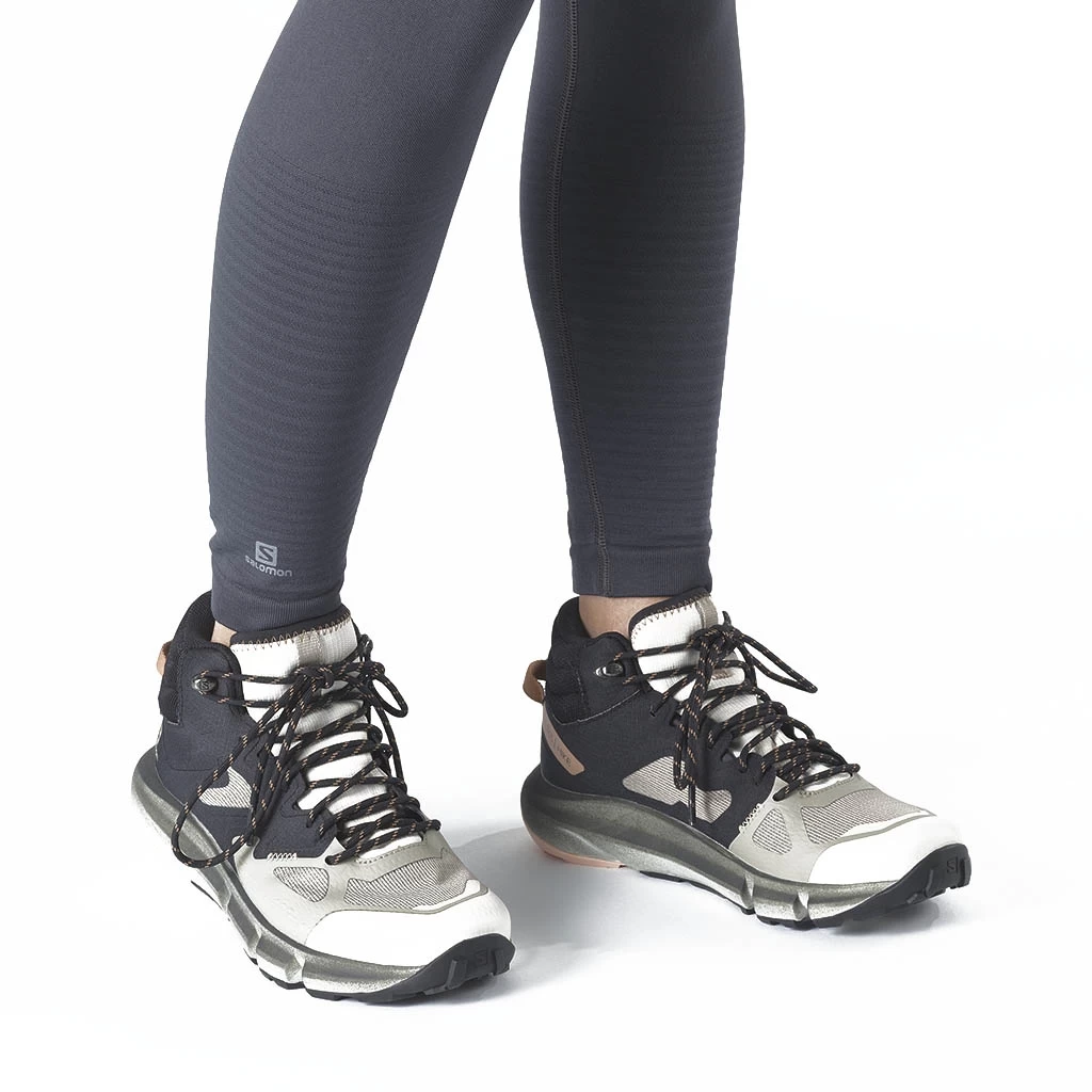 Salomon Predict Hike Mid Gore-Tex Femme Kaki – Image 5