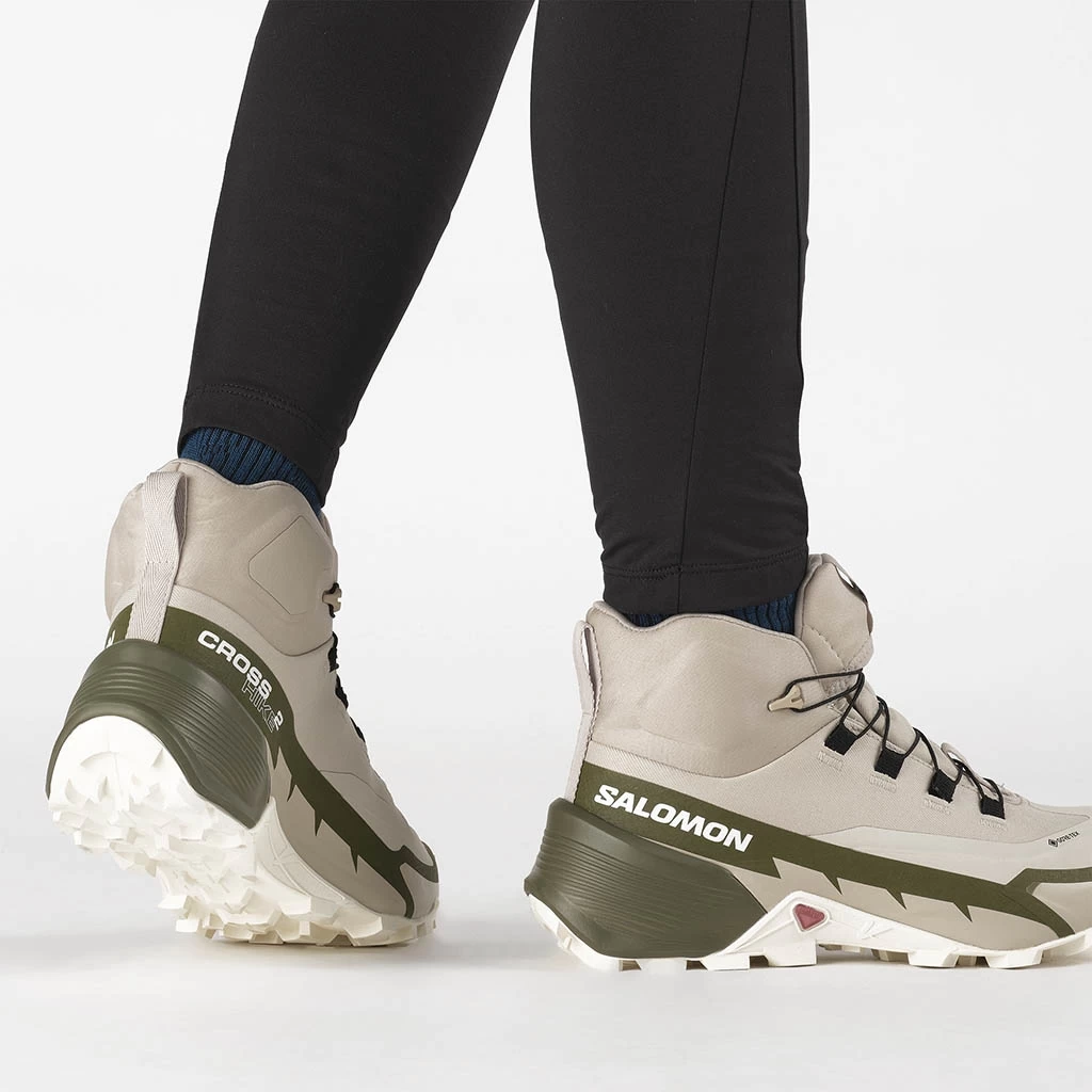 Salomon Cross Hike Mid Gore-Tex 2 Femme Beige – Image 3