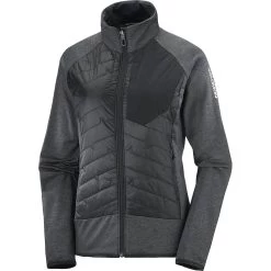 Salomon Mountain Hybrid Midlayer Femme Noir