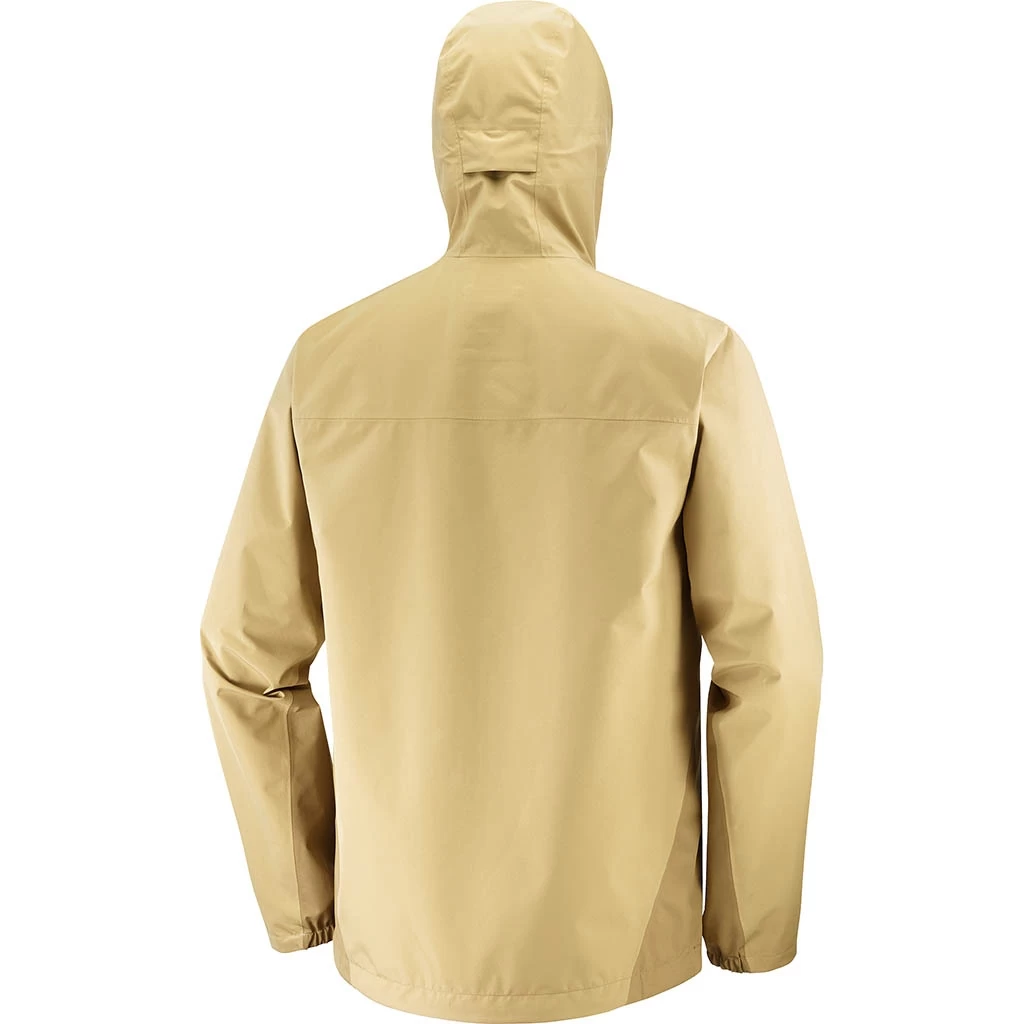 Salomon Outline Gore-Tex 2.5L Jacket Homme Beige – Image 2