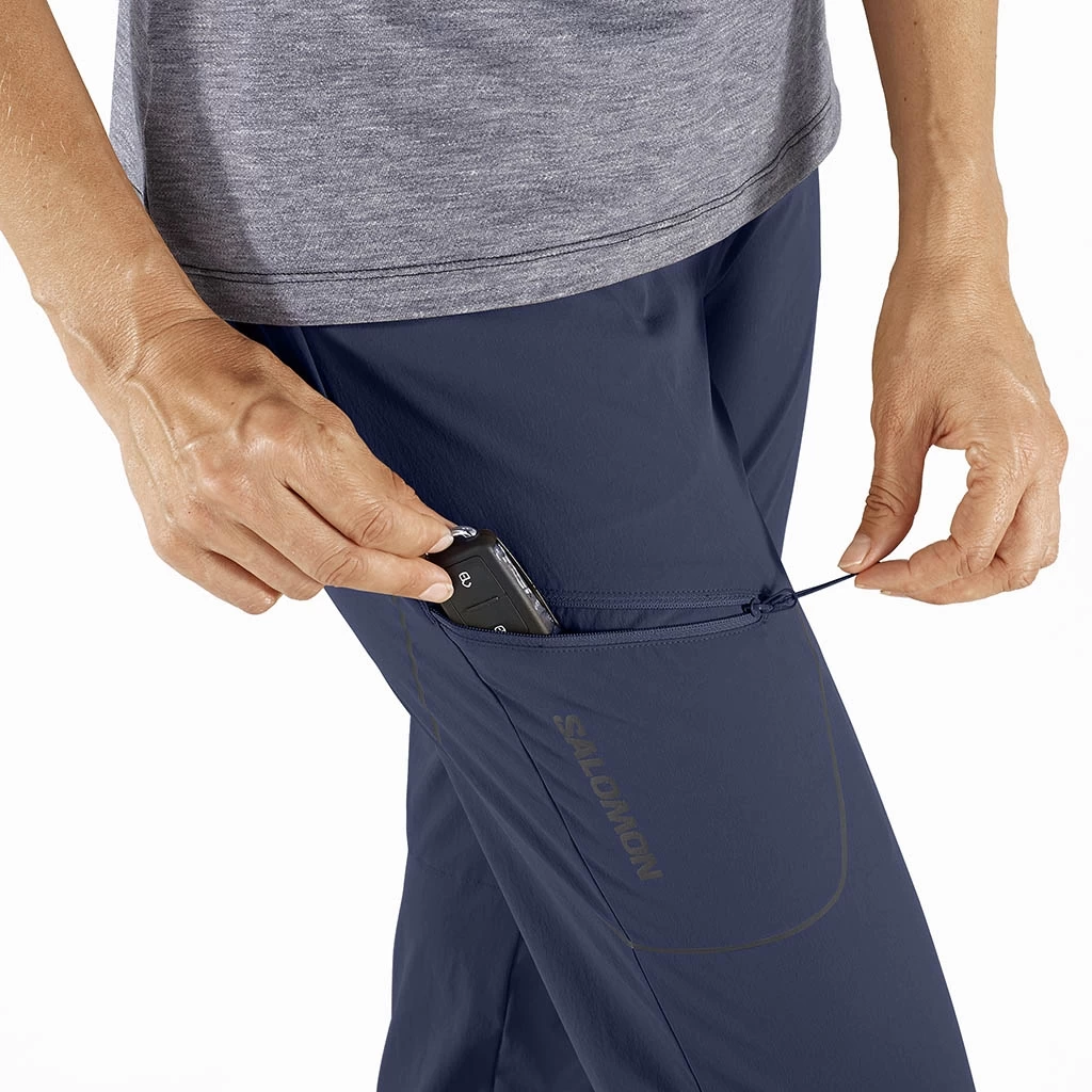 Salomon Wayfarer Pants Femme Bleu Marine – Image 6