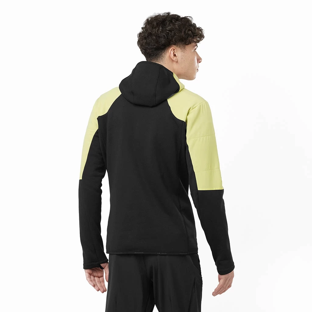 Salomon Outline Warm Hybrid Homme Jaune – Image 3