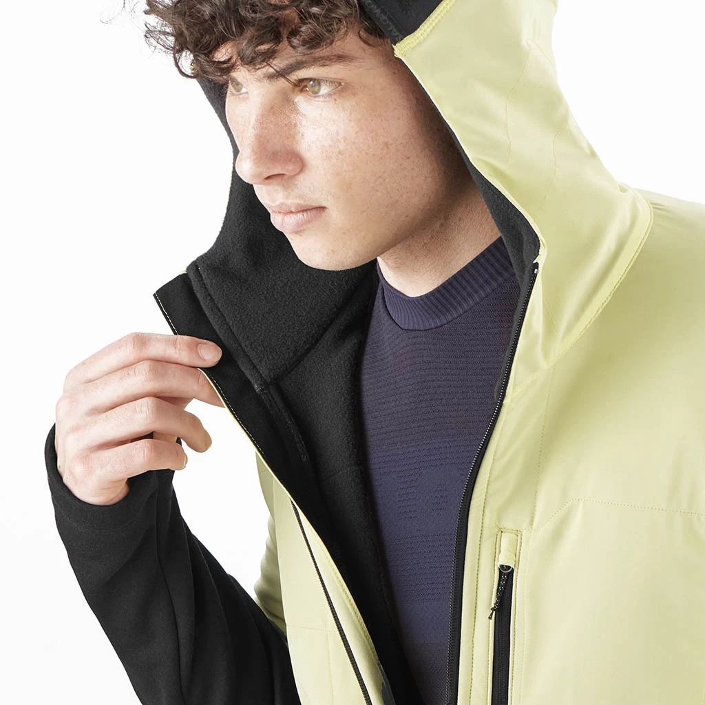 Salomon Outline Warm Hybrid Homme Jaune – Image 4