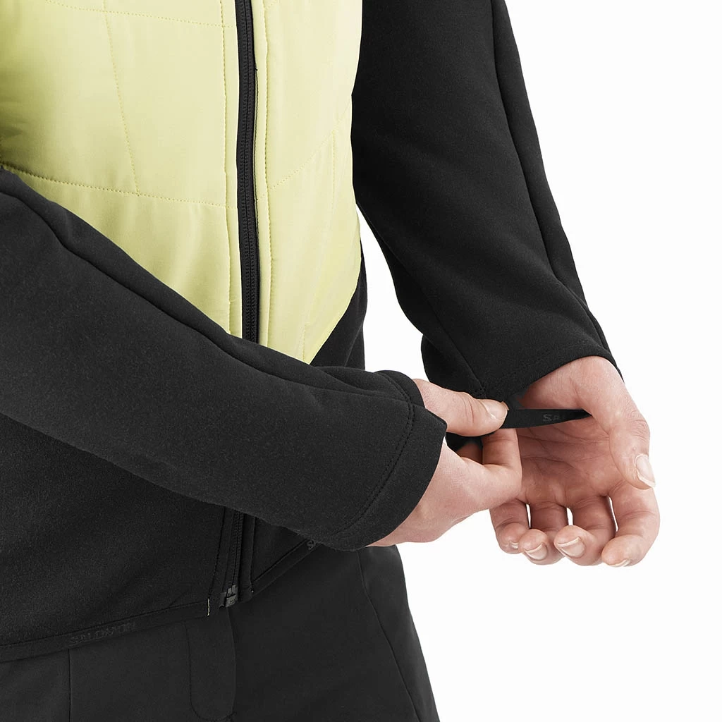 Salomon Outline Warm Hybrid Homme Jaune – Image 6