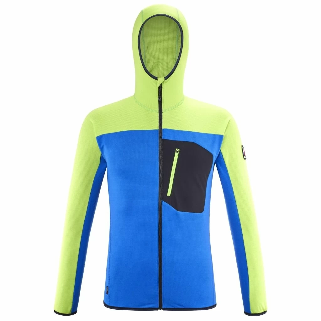 Millet Trilogy Lightgrid Hoodie Homme Bleu Et Vert