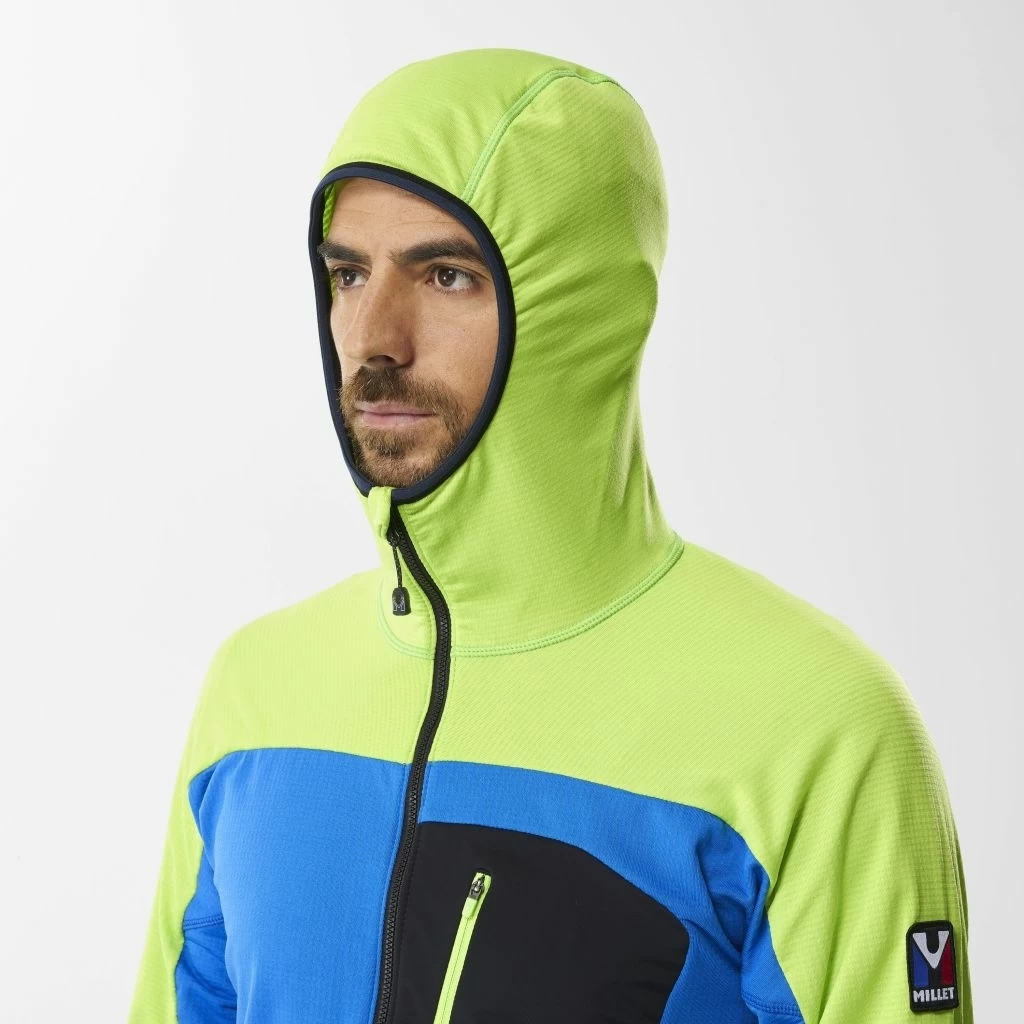 Millet Trilogy Lightgrid Hoodie Homme Bleu Et Vert – Image 4