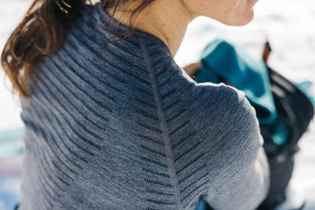 Millet Drynamic Warm Long Sleeve Tee Femme Gris â Image 3