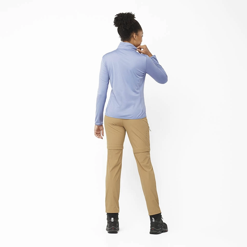 Salomon Outrack Full Zip Mid Femme Bleu – Image 5