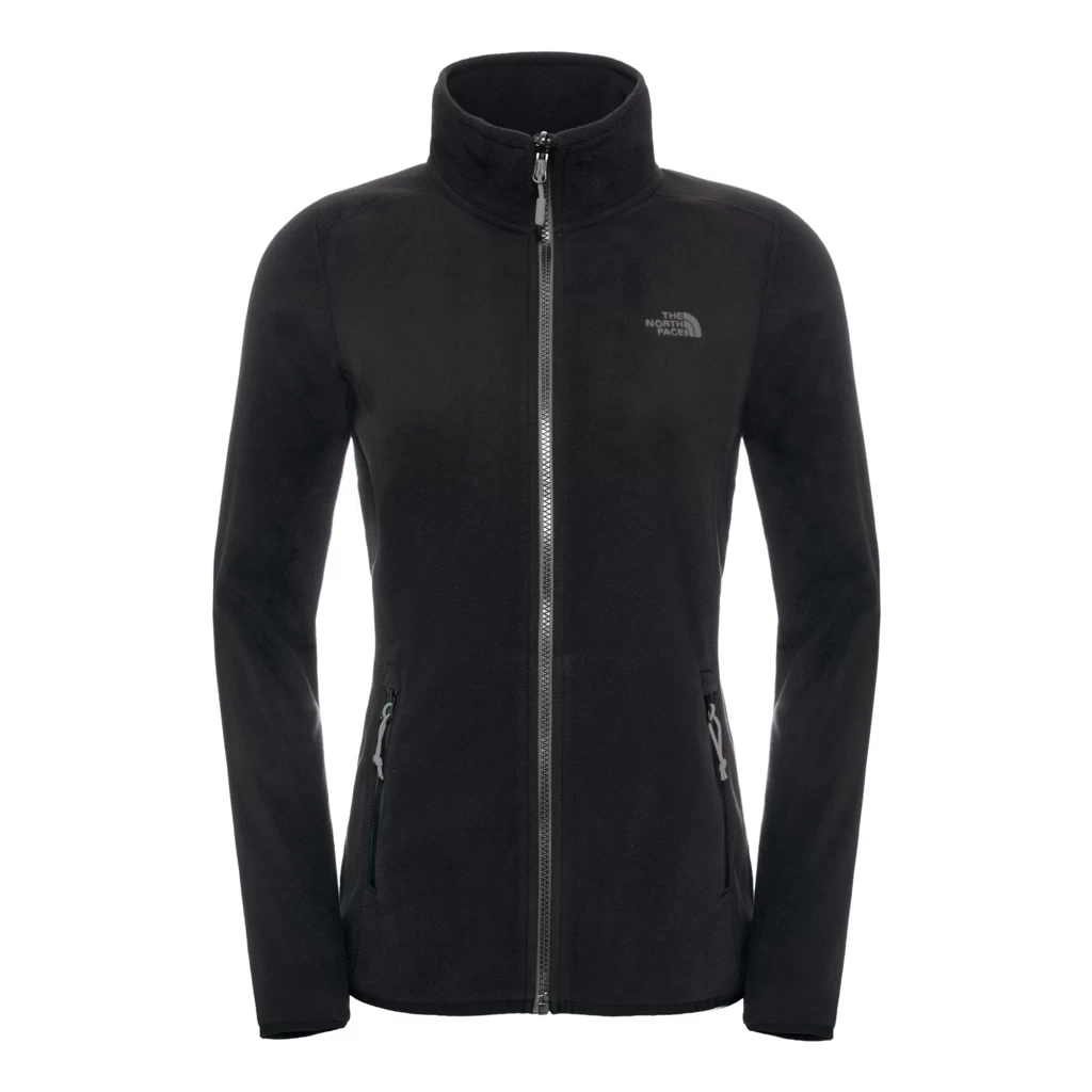 The North Face 100 Glacier Full Zip Femme Noir